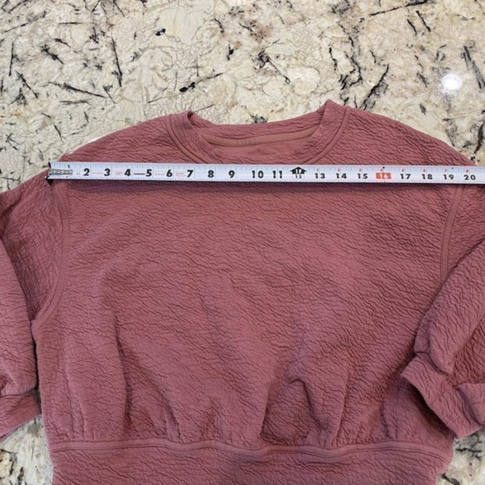 Lululemon Textured Crewneck Pullover in Spiced Chai - Picture 9 of 9